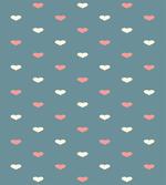 Diagonal Love Hearts