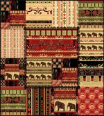 Patchwork Style Asian