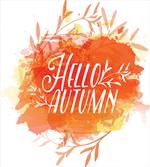 Autumn Watercolor Art