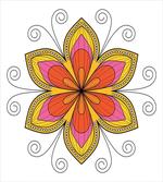 Flower Pattern Swirl