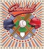 Retro Pop Art Baseball