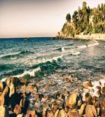 Rocky Coast Summer Sunset
