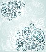 Shabby Plant Petals Swirl