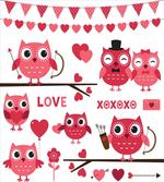 Romantic Owls Arrows