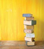 Stack of Old Novels Photo