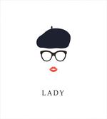 French Woman Wearing Glasses