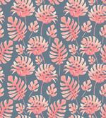 Hawaiian Pastel Palm Leaves artwork