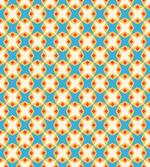Retro Geometrical Floral