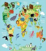 Animal Map of the World