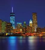Manhattan Sunset Skyline