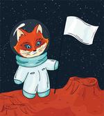 Fox Cosmonaut Space