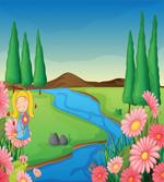 Little Girl Calming Nature artwork