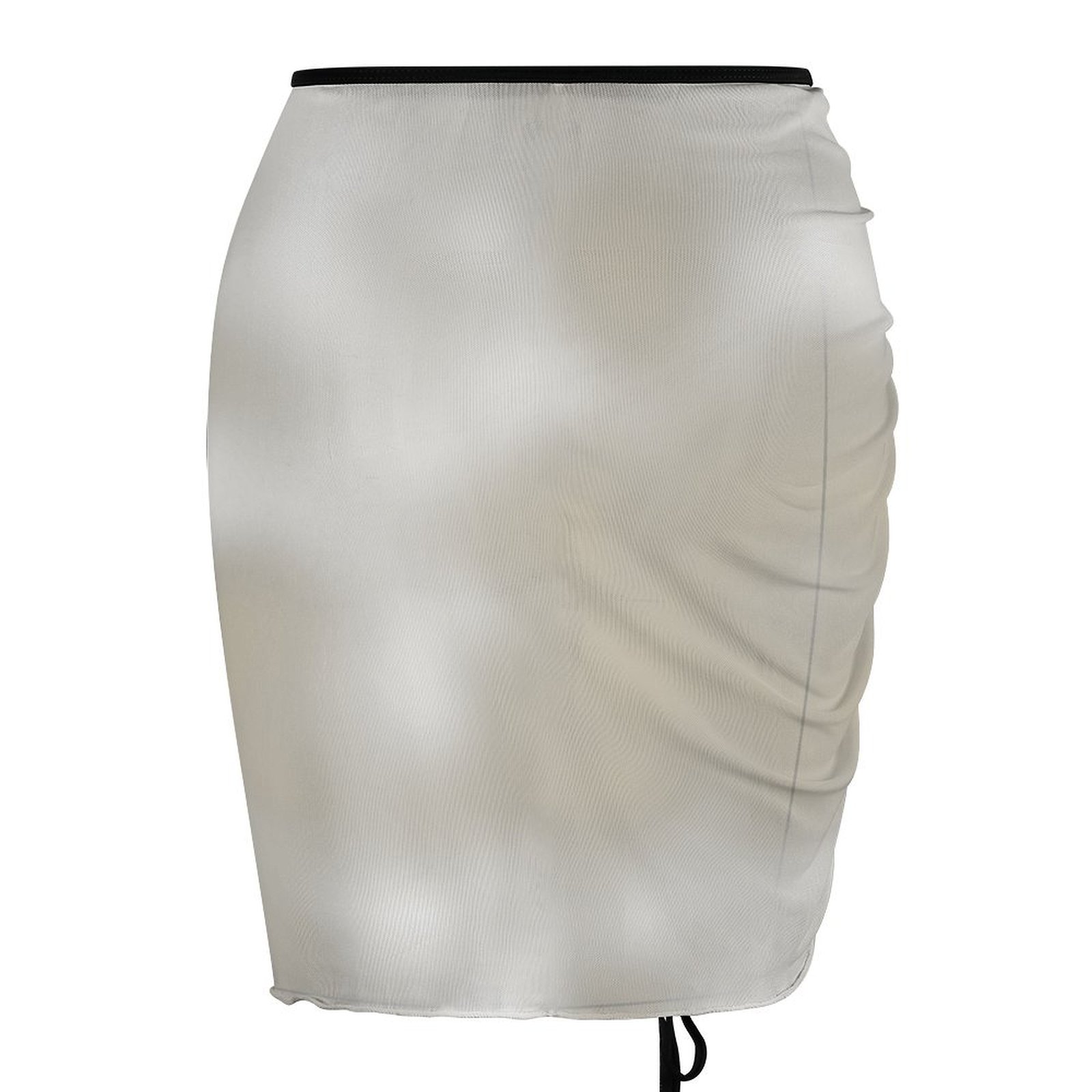 White Clouded Sand Beach Skirt