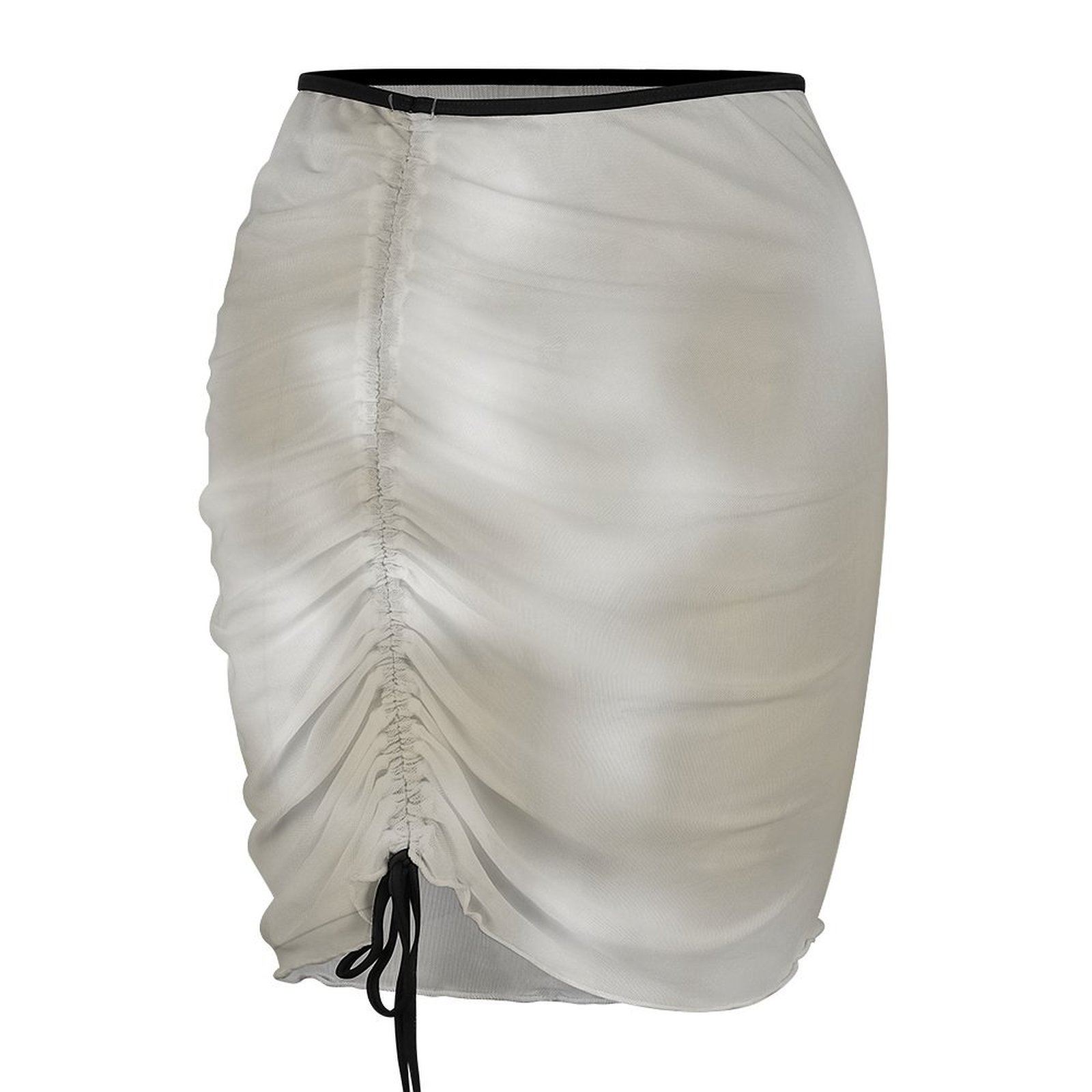 White Clouded Sand Beach Skirt