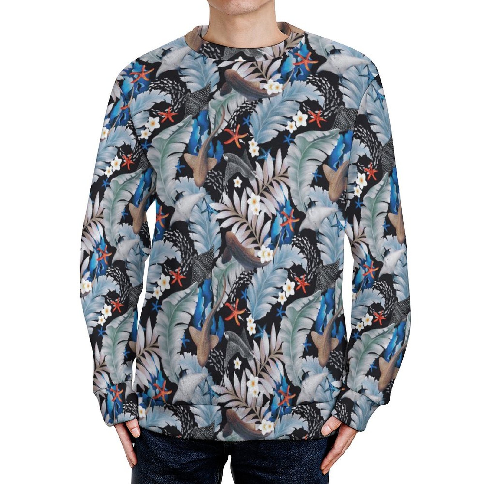 Tropical Reef Harmony Unisex Crewneck Sweater