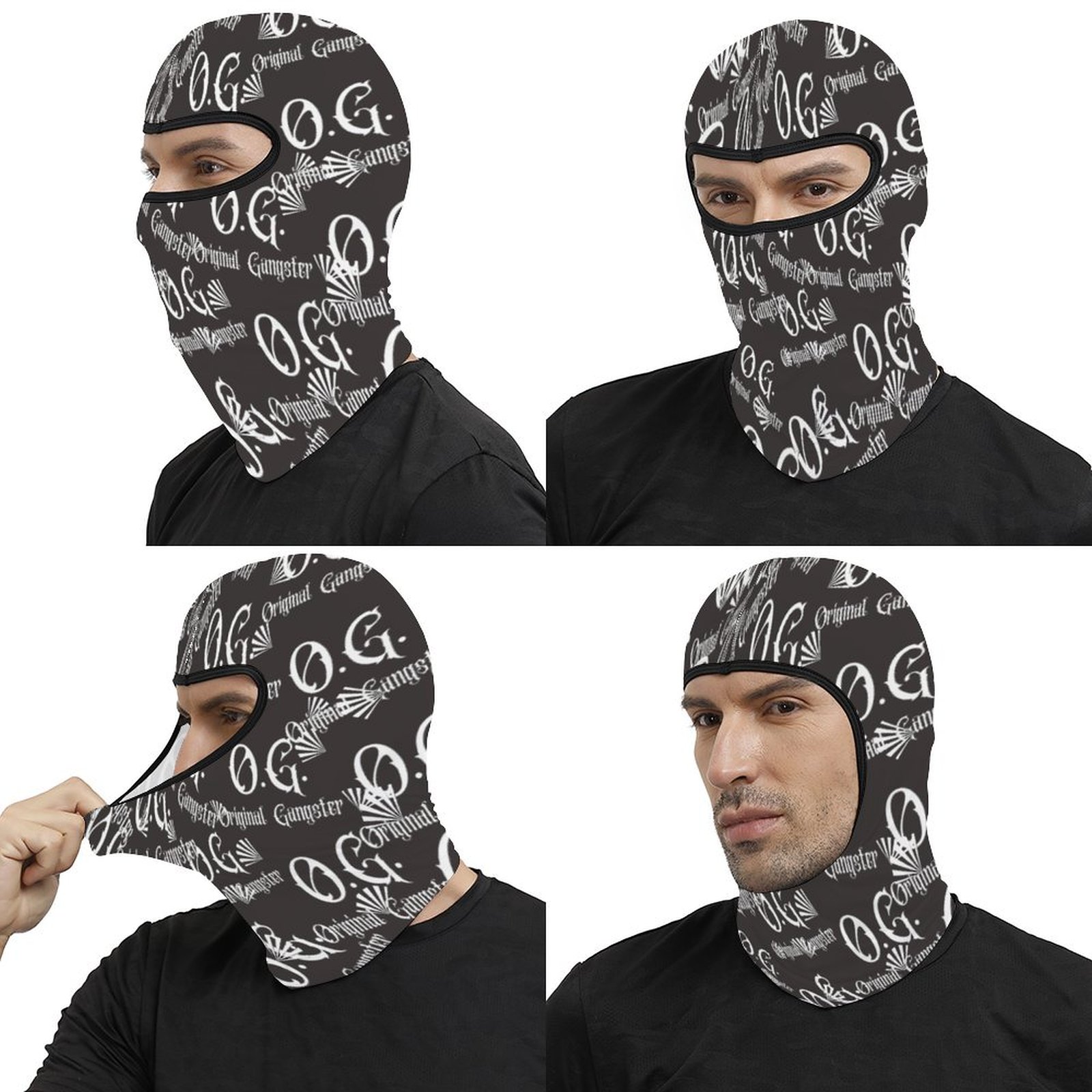 Original Gangster Full Mask All Over Print Balaclava