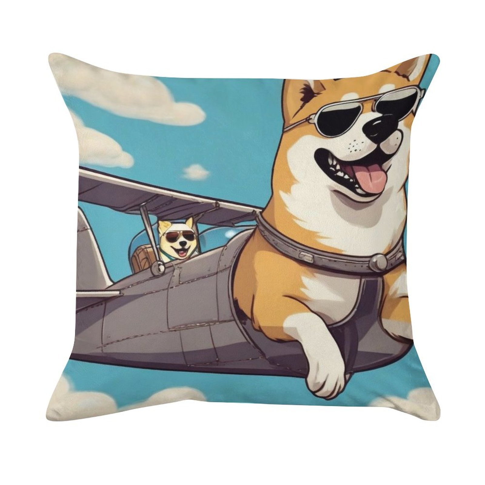 Golden velvet pillowcase