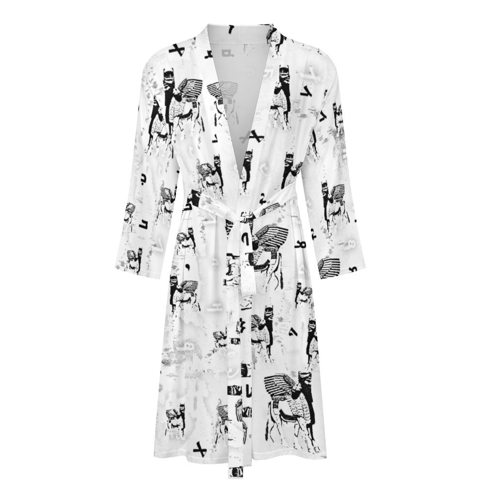 Lamassu bathrobe Adults Belted Long Robe