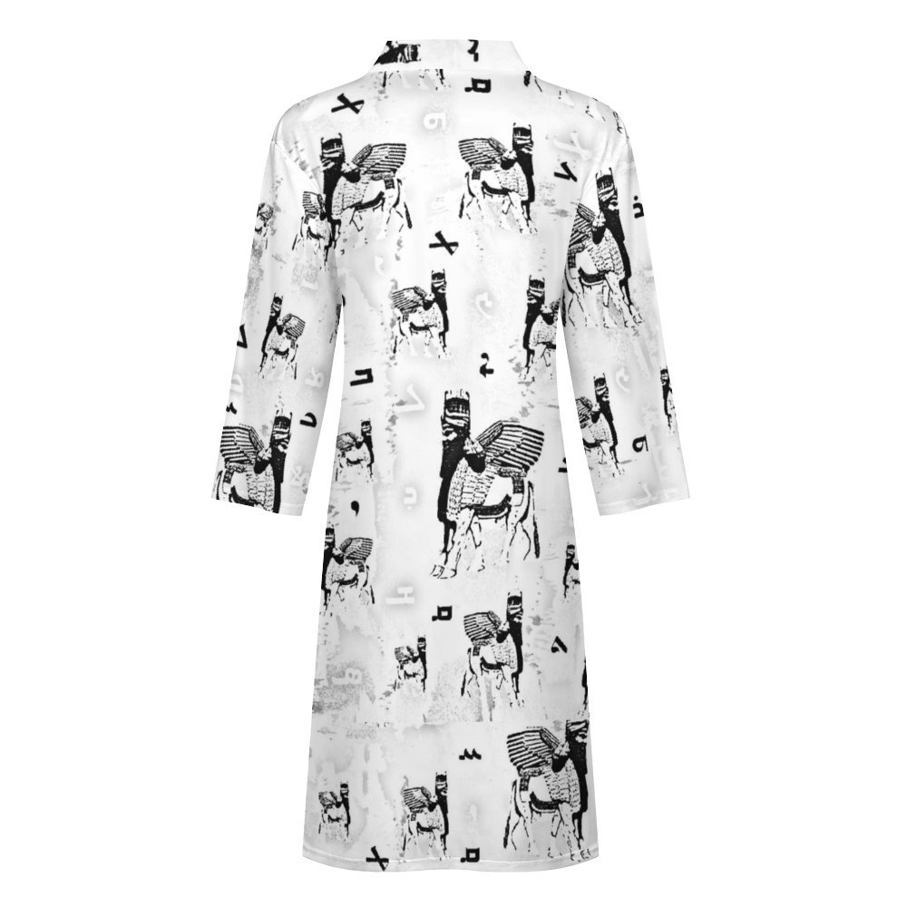 Lamassu bathrobe Adults Belted Long Robe