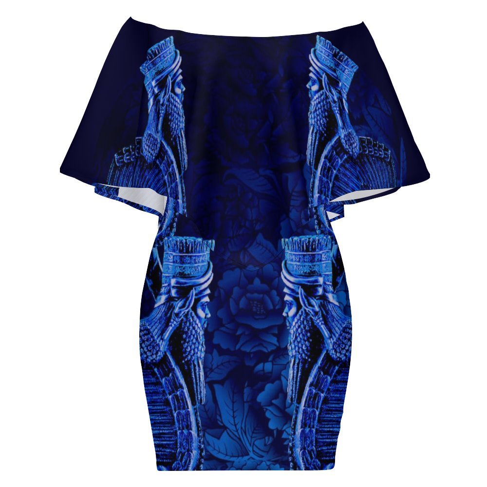 Classic Lamassu Women's Off-shoulder Shawl Skirt (MXLD017)