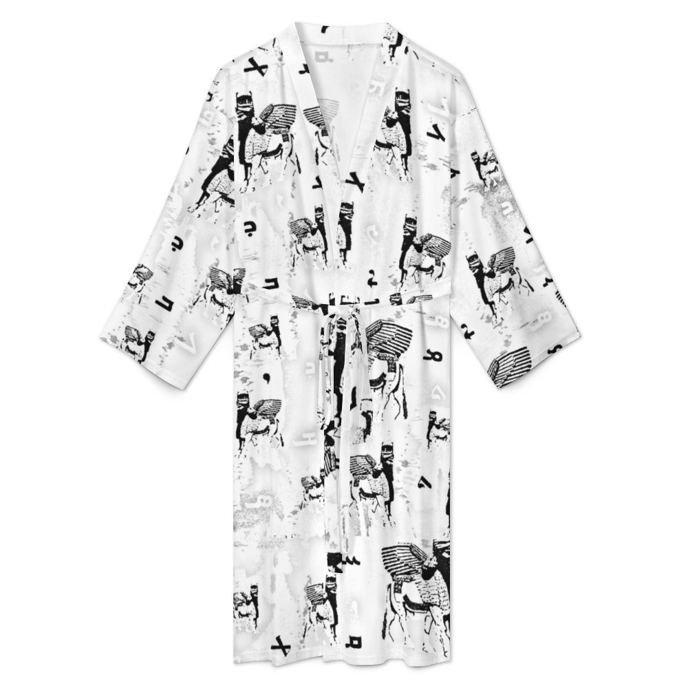 Lamassu bathrobe Adults Belted Long Robe