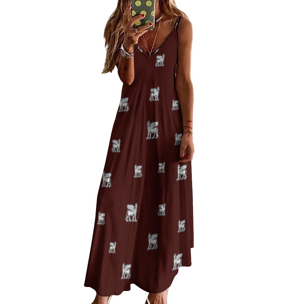 Lamassu Long dress Spaghetti Strap Ankle-Length Dress