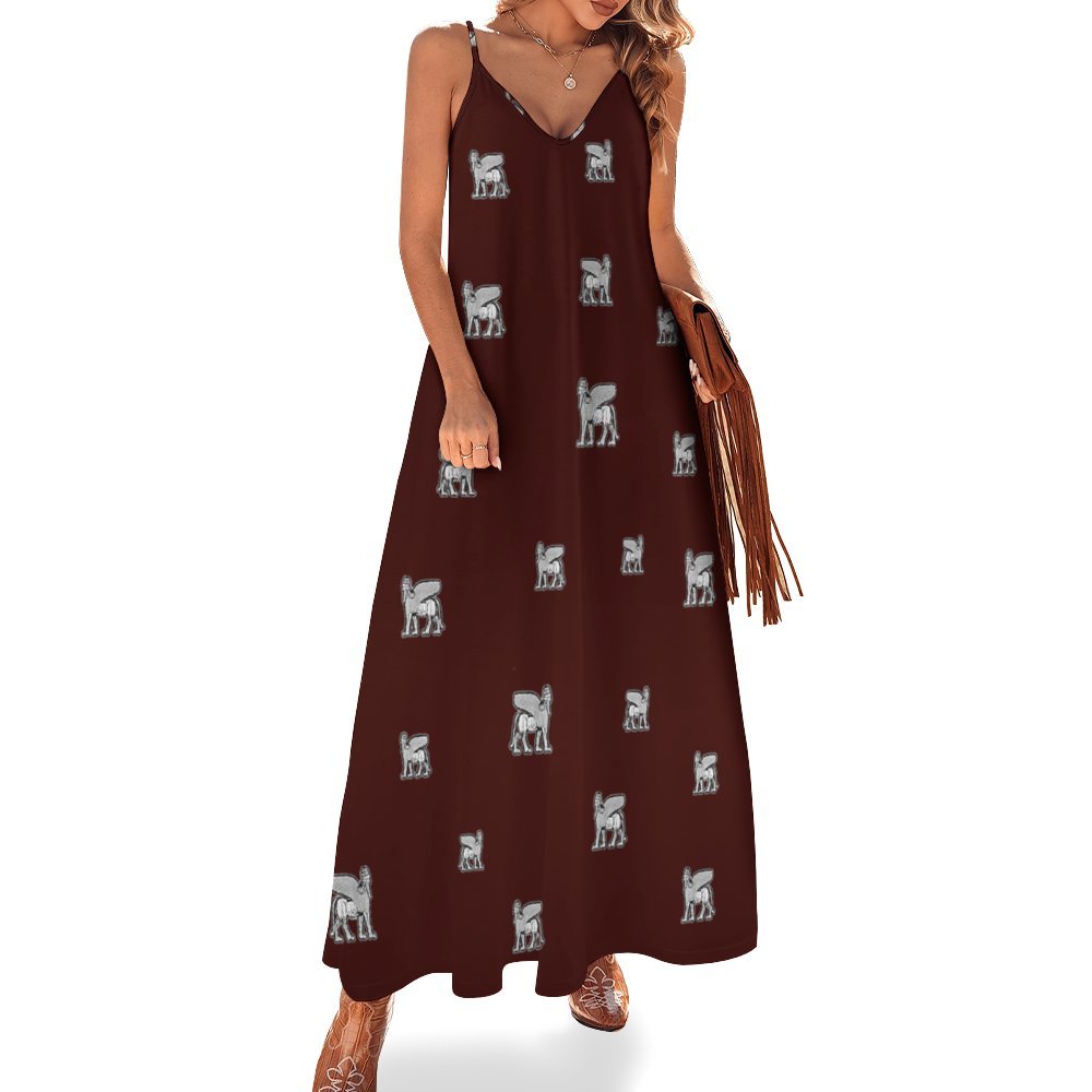 Lamassu Long dress Spaghetti Strap Ankle-Length Dress