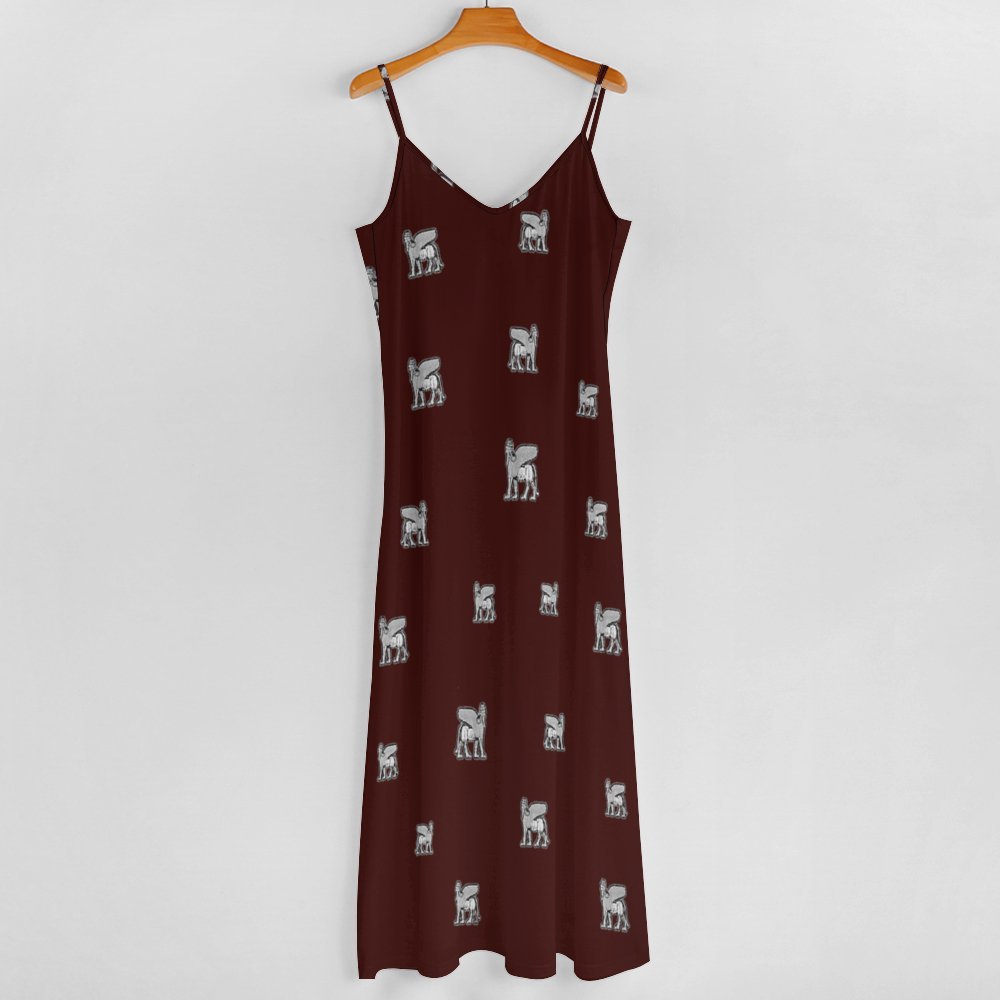 Lamassu Long dress Spaghetti Strap Ankle-Length Dress