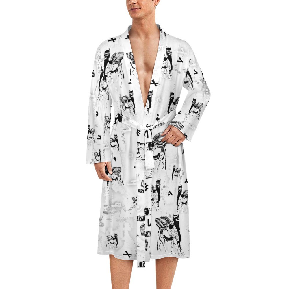 Lamassu bathrobe Adults Belted Long Robe